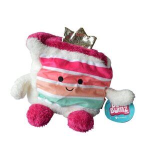Bum Bumz Carlito the Rainbow Cake Gold Crown Collectible Plush
